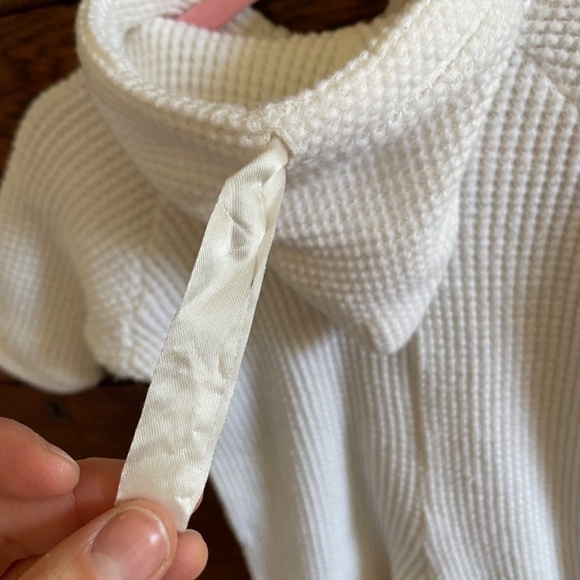 Vintage waffle zip onesie for newborn - Picture 5 of 5